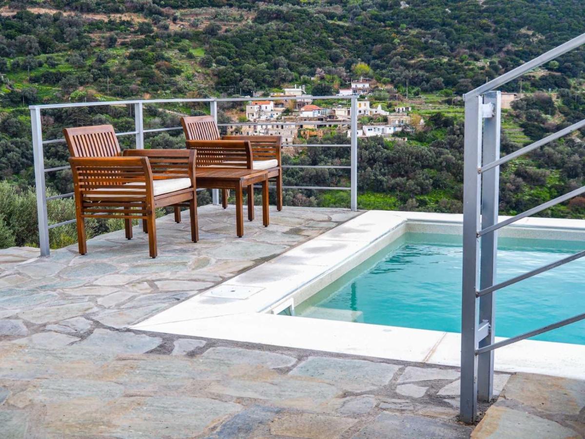 Villa Kampos View - Quiet House At The End Of The Road, Private Pool Kámbos Esterno foto