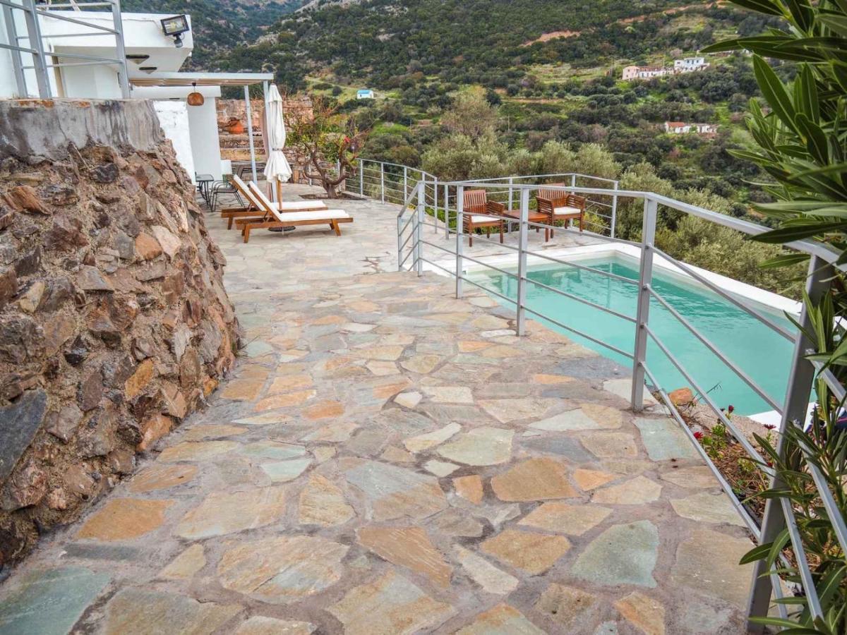 Villa Kampos View - Quiet House At The End Of The Road, Private Pool Kámbos Esterno foto